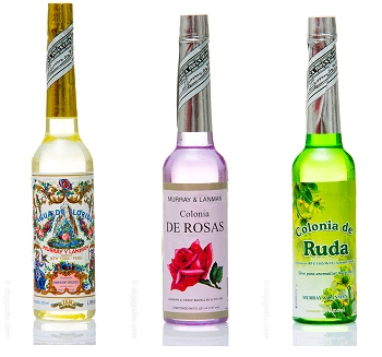 3 in 1. Agua de Florida, Agua de Rosas and Agua de Ruda