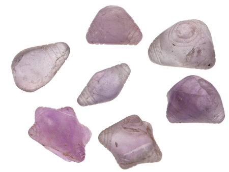 Chumpi Khuyas Set aus Amethyst 7 Apus