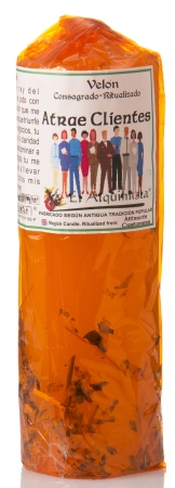 Atrae Cliente (Kunden anziehen) Kräuterkerze