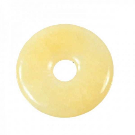 Pi-Stein Donut Calcit Orange 30mm
