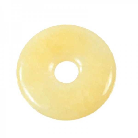 Pi-Stein Donut Calcit Orange 30mm