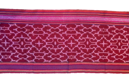 Chitonte Rot Shipibo-Decke