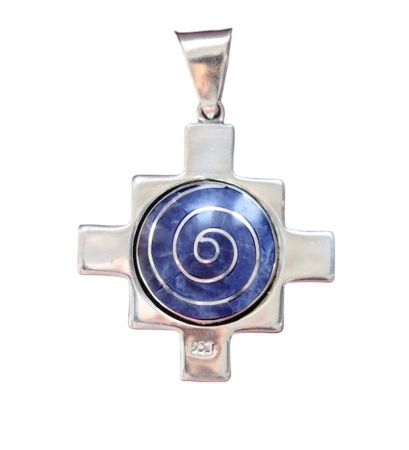 Silber Anhänger &quote;Chakana&quote; 2. seitig)