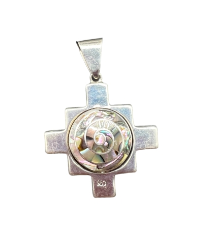 Silber Anhänger &quote;Chakana&quote; 2. seitig)