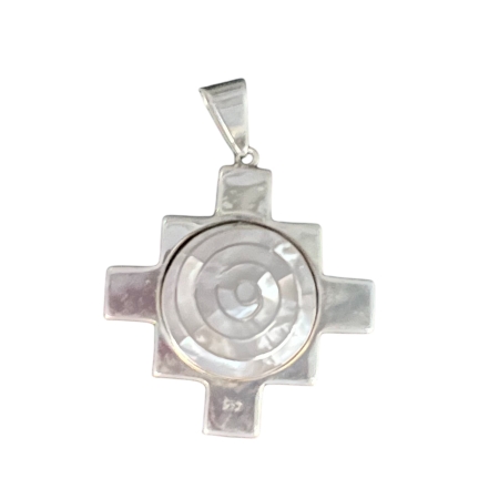 Silber Anhänger &quote;Chakana&quote; 2. seitig)