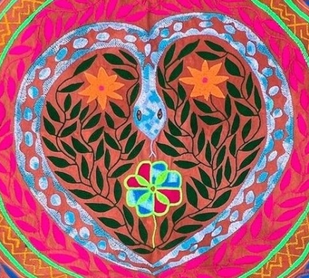 Shipibo Tuch &quote;Sachamama&quote;