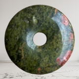 Donut Pi-Stein Epidot (Unakit) 40 mm