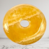 Pi-Stein Donut Calcit Orange 40 mm