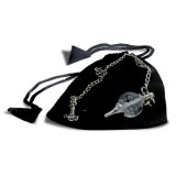 Pendel polierter Bergkristall & Metal