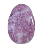 Lepidolith Anhänger in Tropfenform gebohrt Lepidolith Anhänger in Tropfenform gebohrt