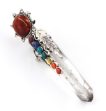 Peruanisches Silber Siwar Q’ente & Hexagon Kristal