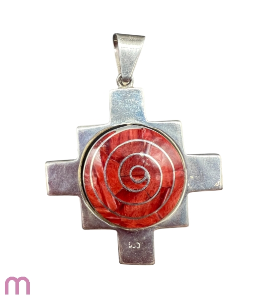 Silber Anhänger &quote;Chakana&quote; 2. seitig)