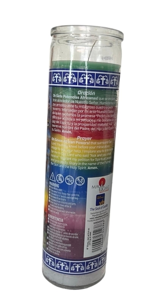 7 Potencias Africanas Glaskerze