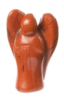 Edelstein Engel Jaspis Rot 35 mm