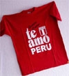T-Shirt Te Amo Peru