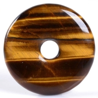 Pi-Stone Donut Tiger Eye 40 mm