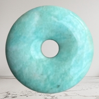 Pi-Stein Donut Amazonit 40 mm