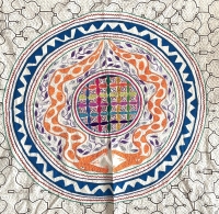 Shipibo-Altar-Decke Sachamama