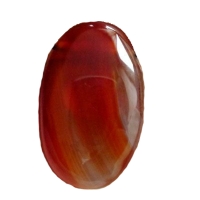 Carneol Anhänger in Tropfenform gebohrt